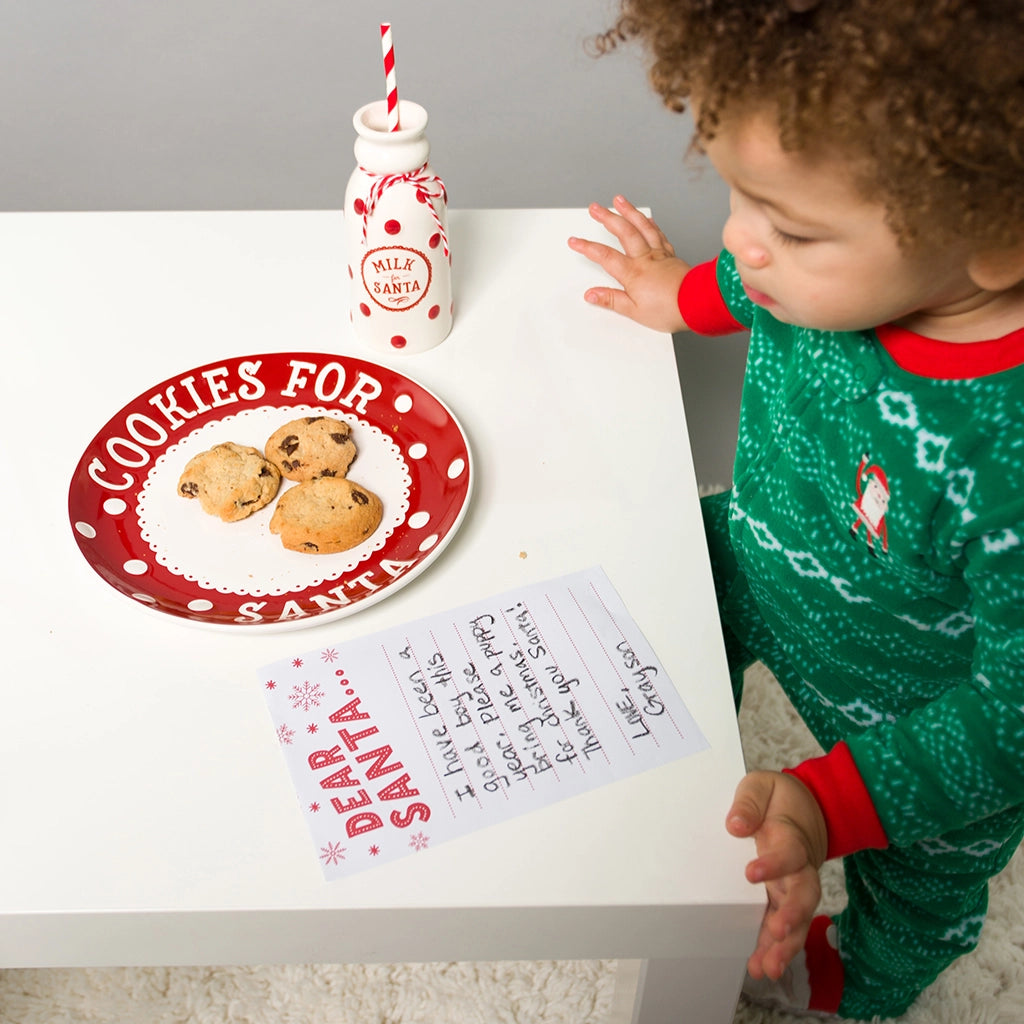 Santa’s Milk & Cookie Set