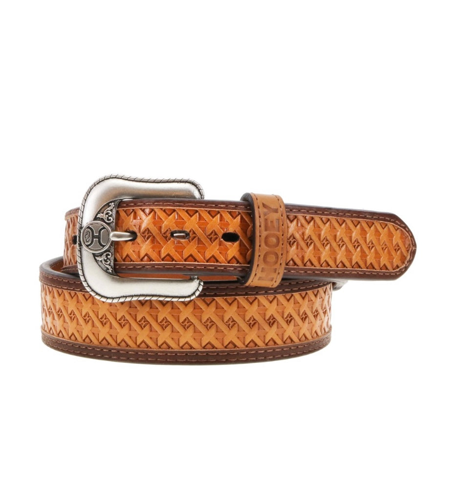 Hooey Hands-Up Basket Weave Belt