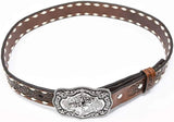 Nocona Boys Floral Belt w/ Bull Rider Buckle