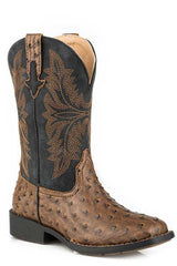 Cowboy Cool Black Ostrich Boots