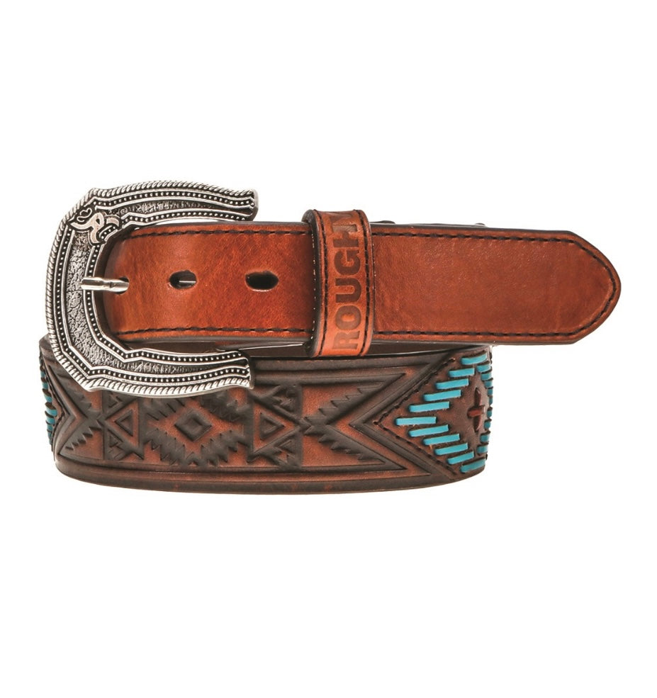 Choctaw Brown Tapered Aztec Hooey Belt