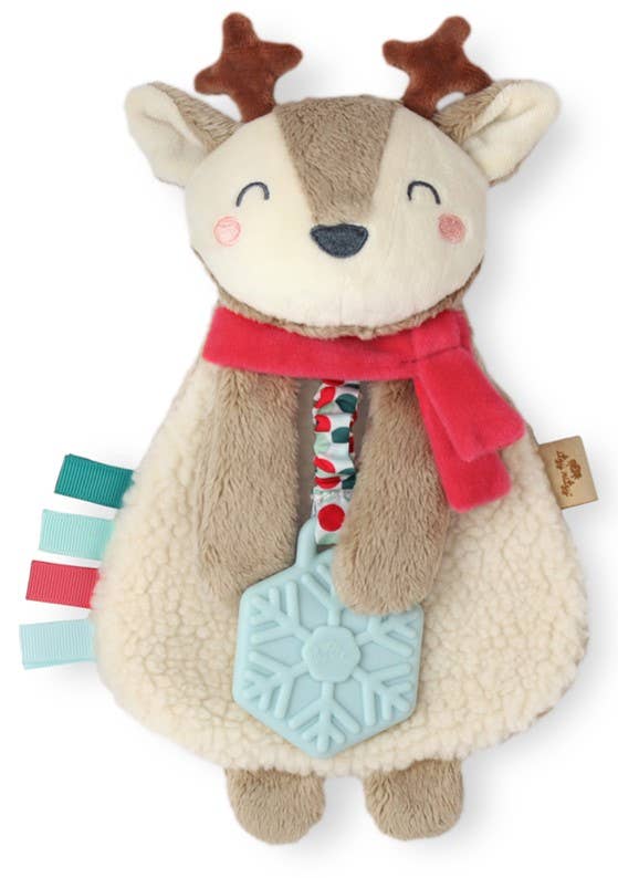 Holiday Reindeer Itzy Lovey™ Plush + Teether Toy