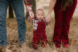 Textured Overalls