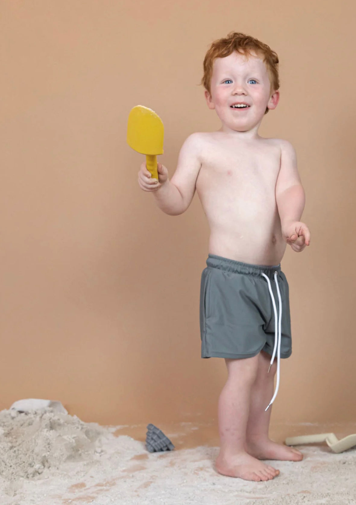 Grey Swim Trunks