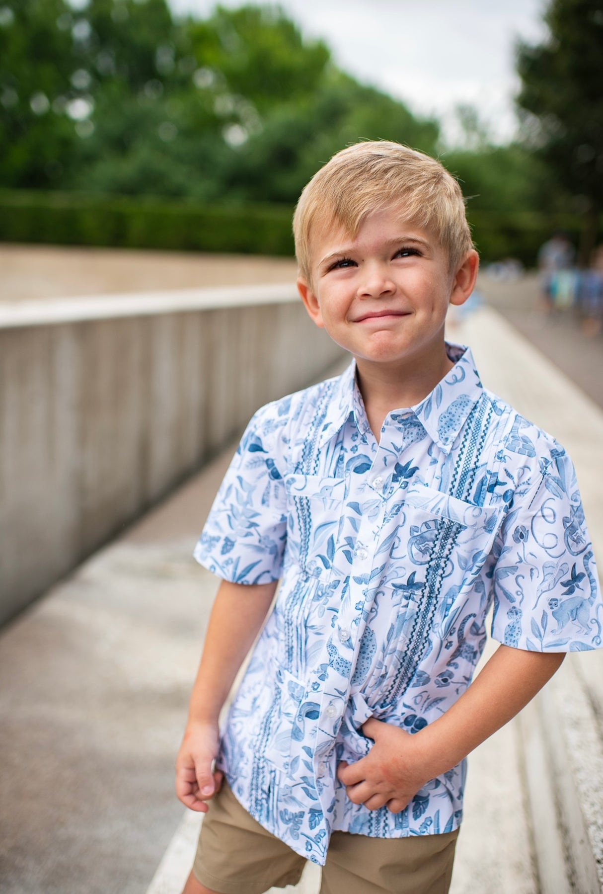 Blue Jungle Shirt