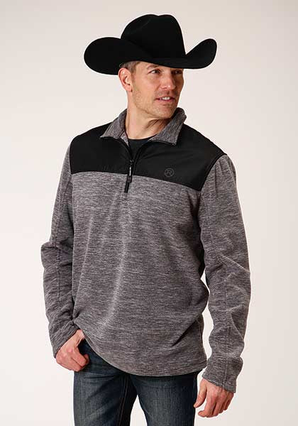 Men’s Roper Fleece Charcoal Pullover