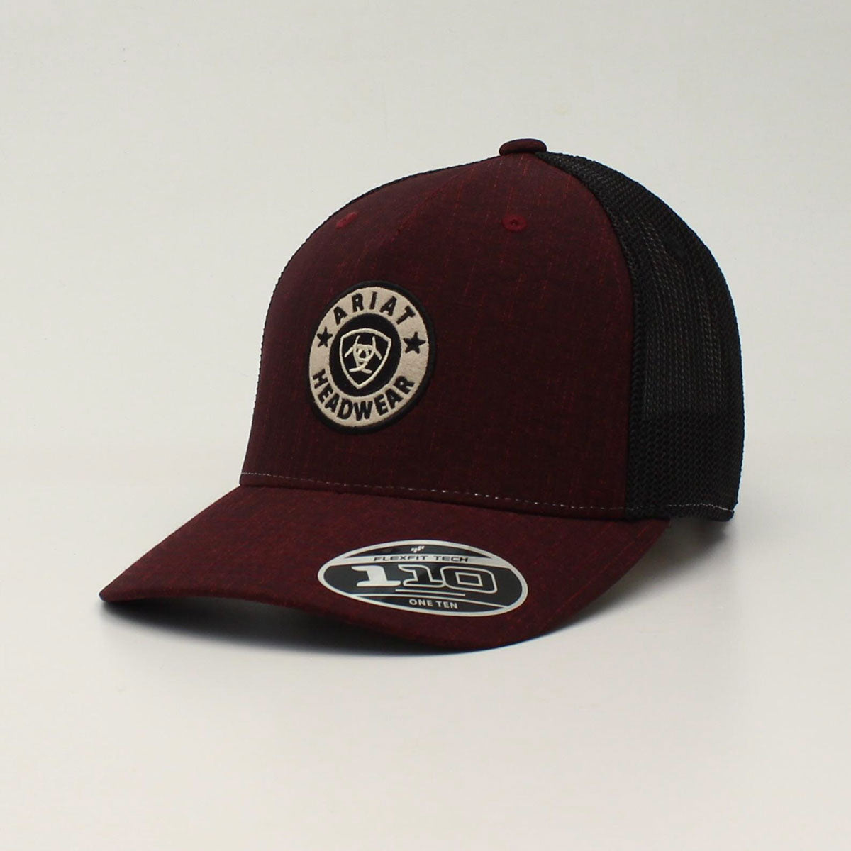 Wine & Round Ariat Logo Adult Hat