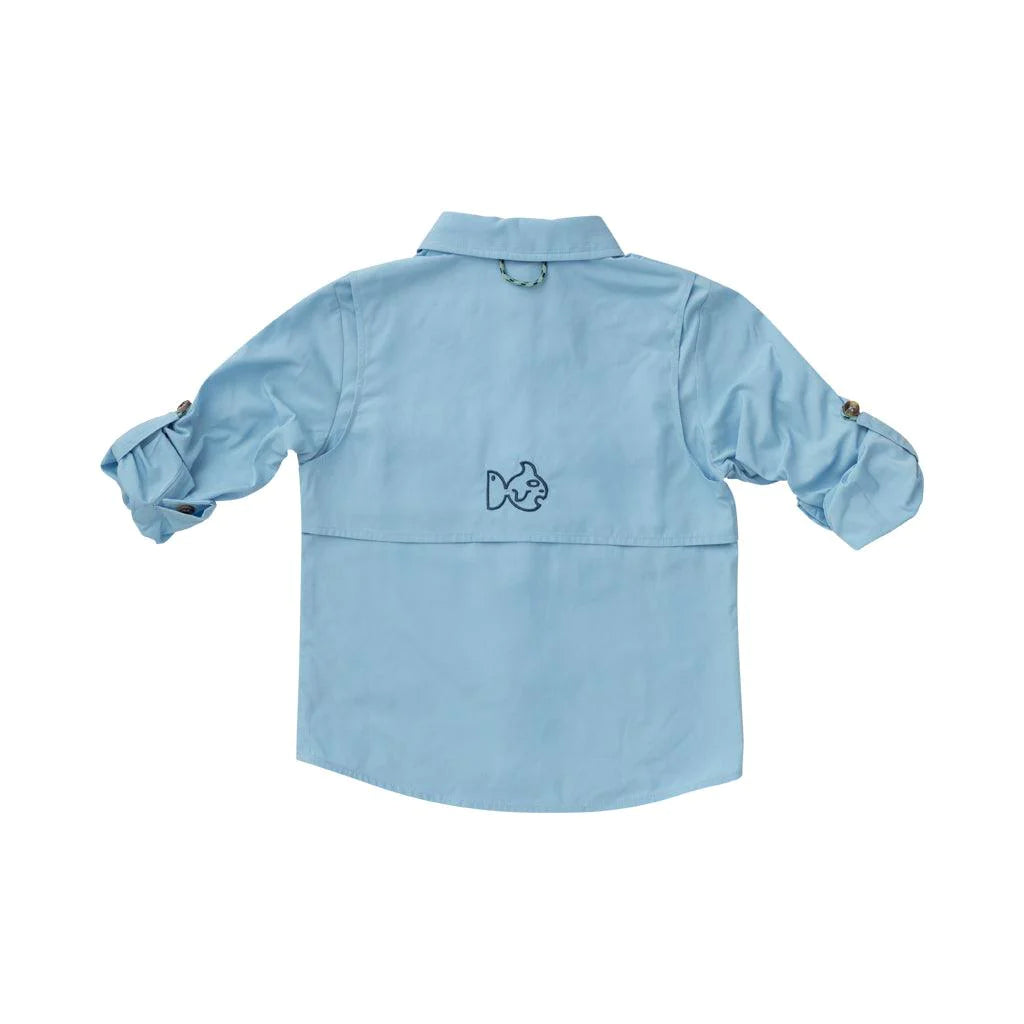 Pro Performance Sky Blue Fishing Shirt