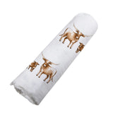 Longhorn Bamboo Swaddle