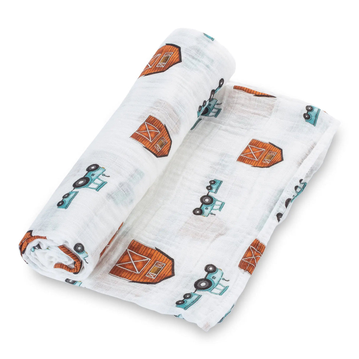 Red Barn & Tractor Swaddle