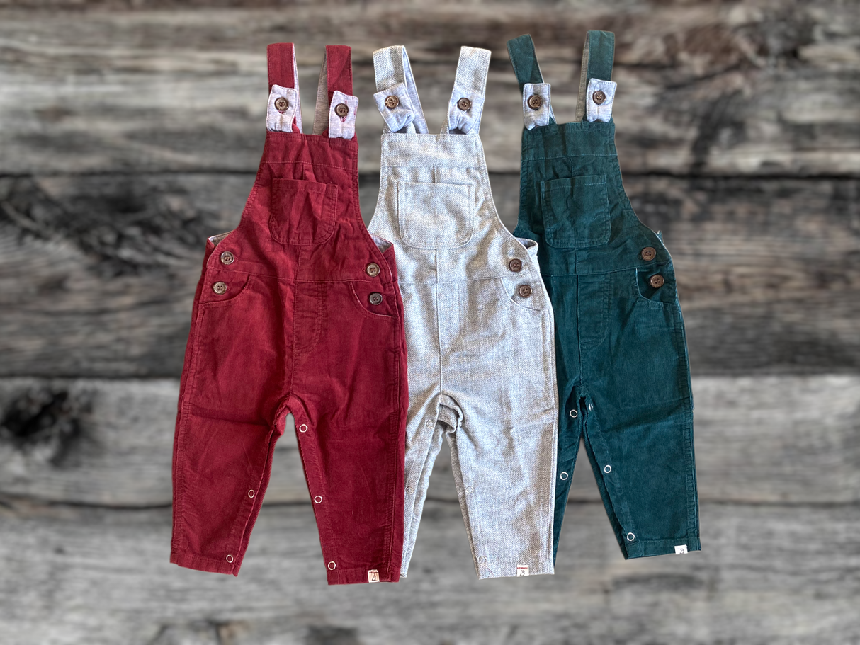 Textured Overalls