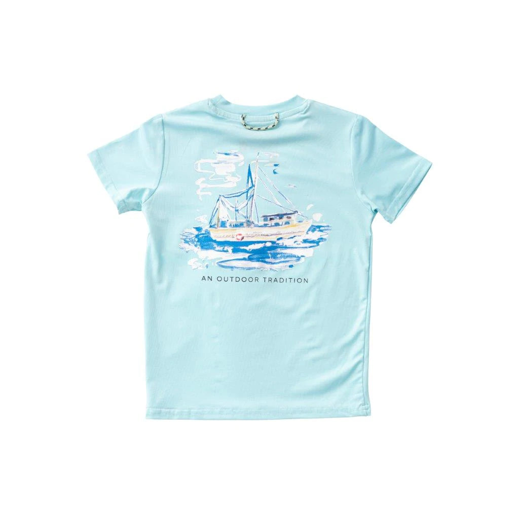 Shrimp Boat Performance Tee