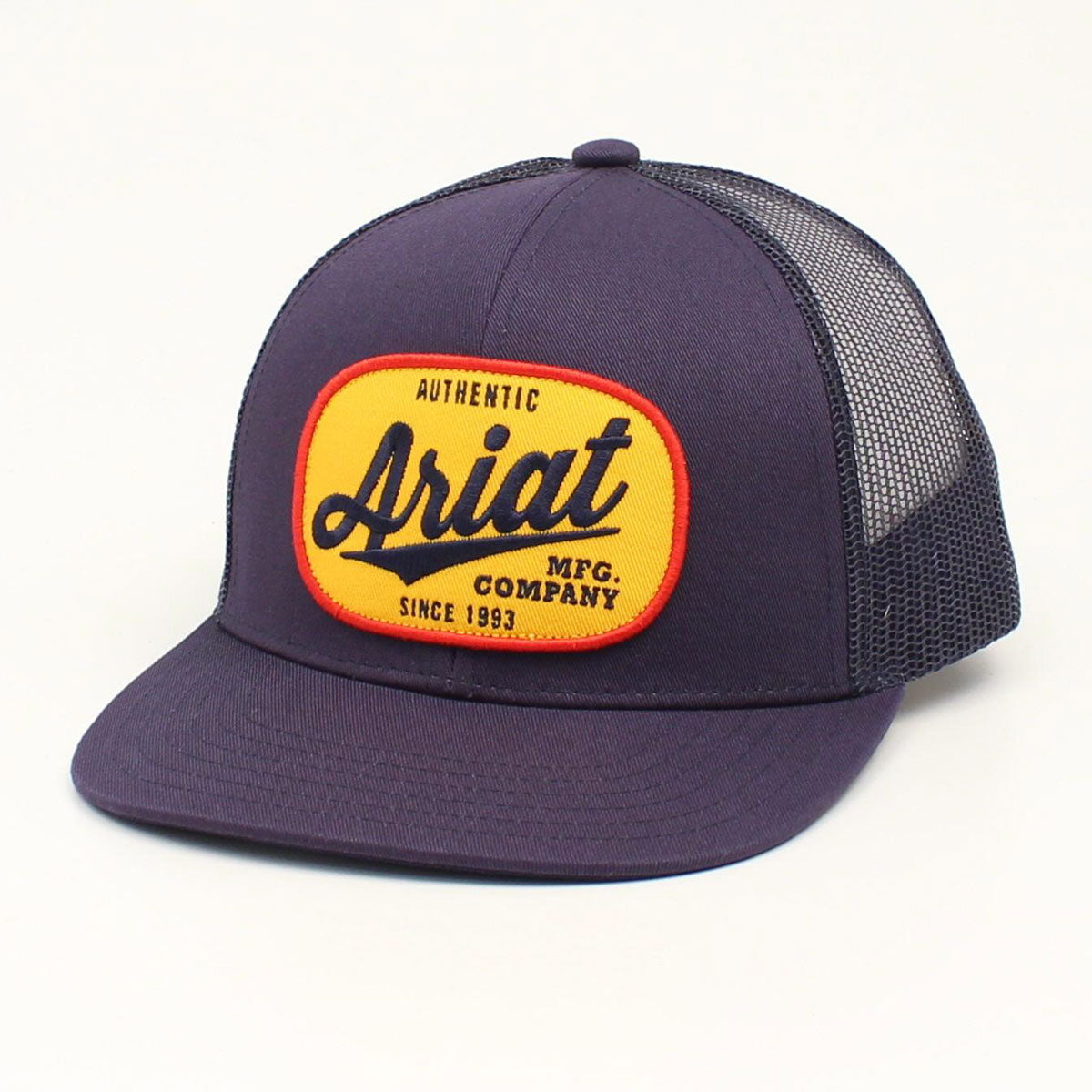 Navy Retro Logo Ariat Adult Hat