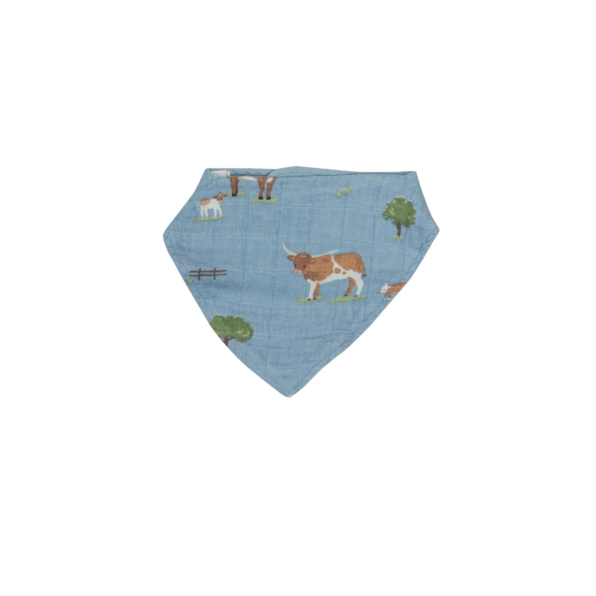 Longhorn Cattle Bandana Bib