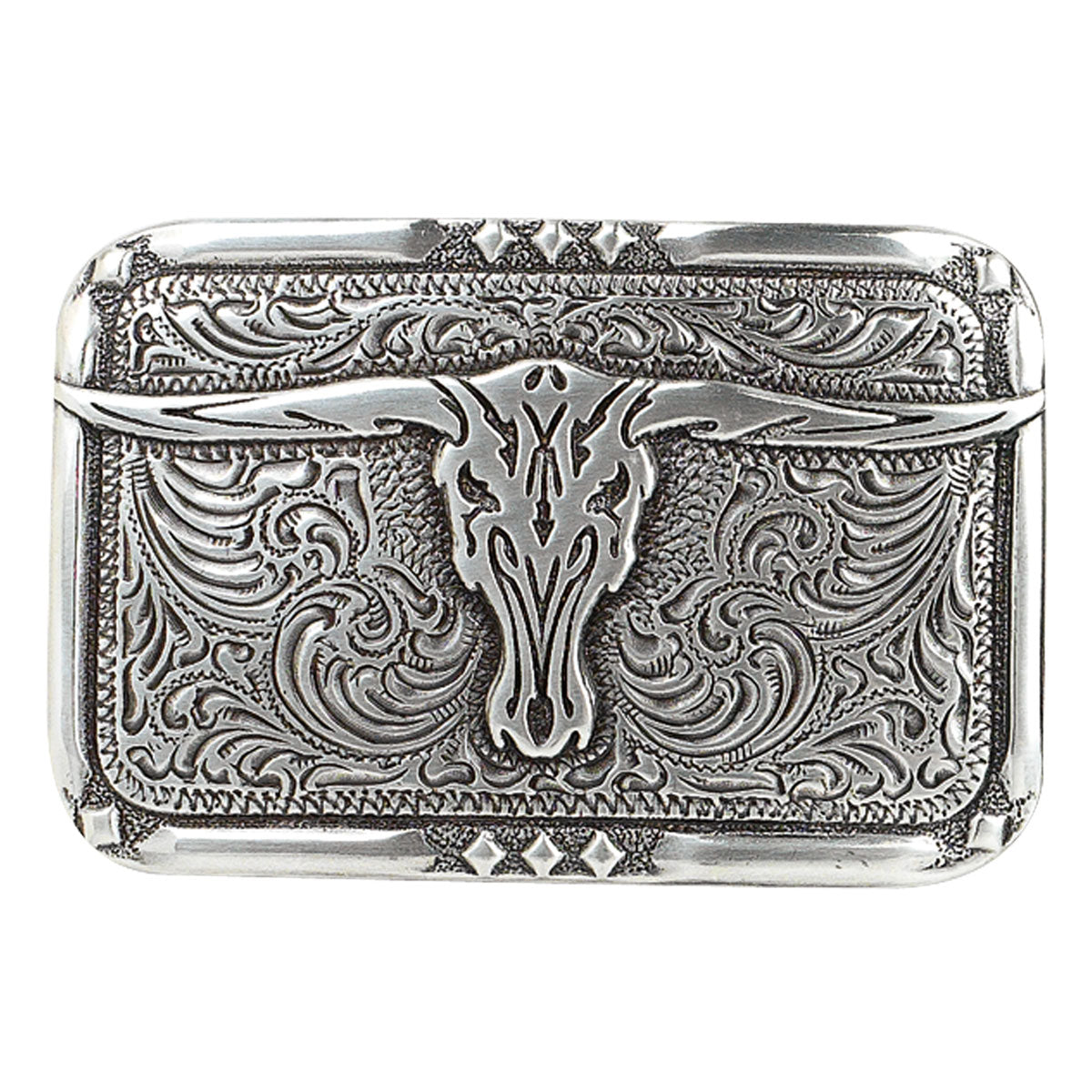 Crumrine Vintage Longhorn Skull Buckle