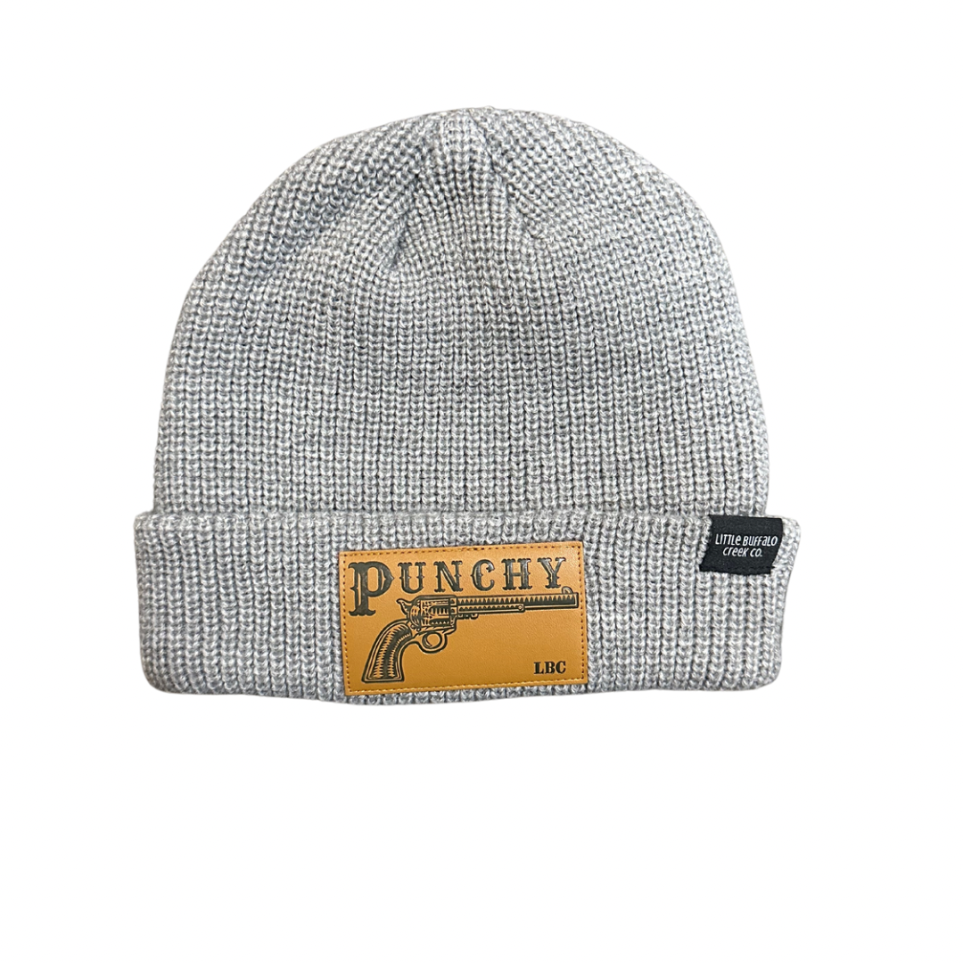 Punchy Gray Beanie