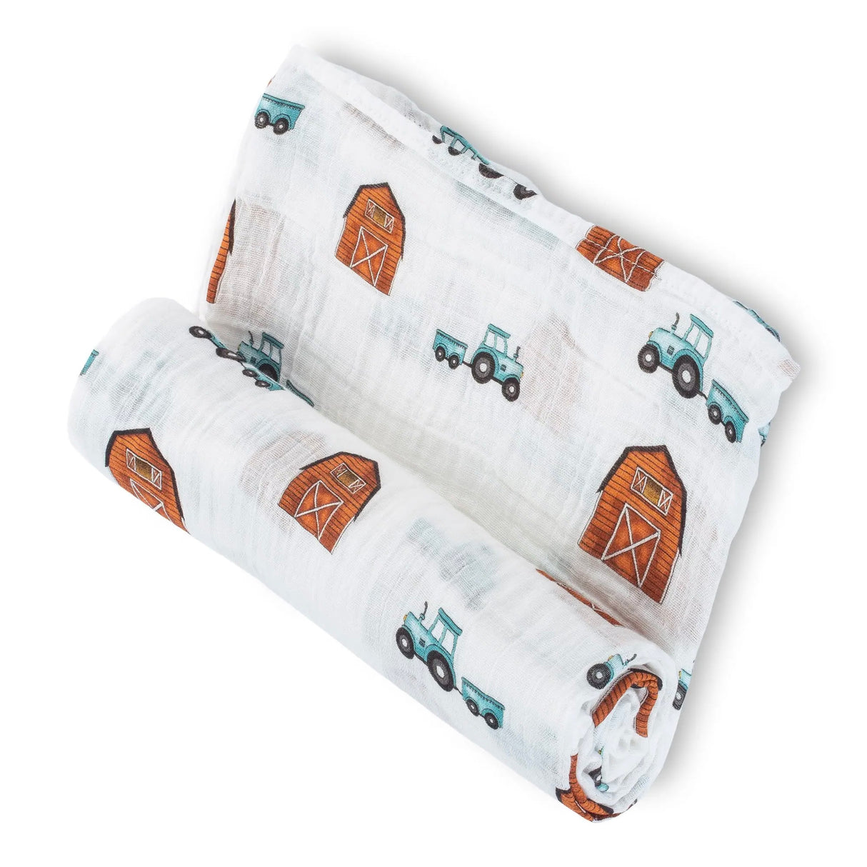 Red Barn & Tractor Swaddle