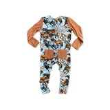 Wild Horses Bamboo 2-Way Zipper PJ’s