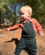 Textured Overalls