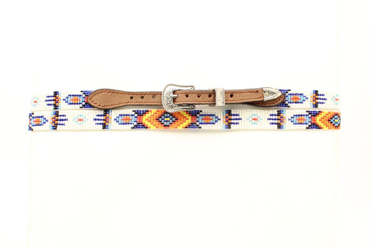 3/8 MULTICOLOR EMBROIDERED HATBAND