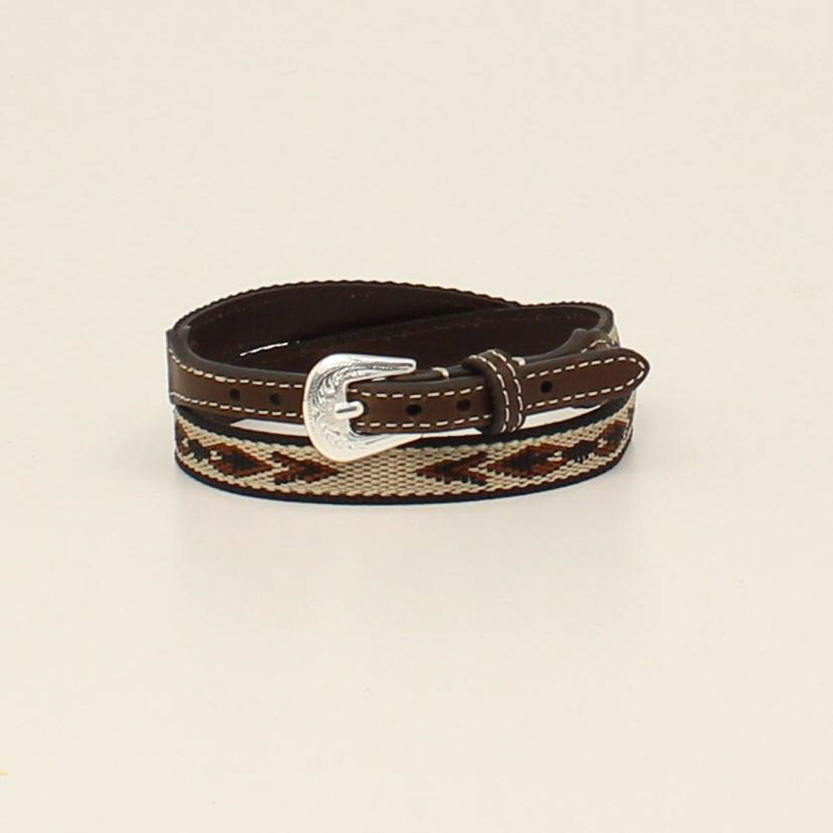 TWISTER HATBAND RIBBON SOUTHWEST BROWN