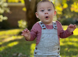 Textured Overalls