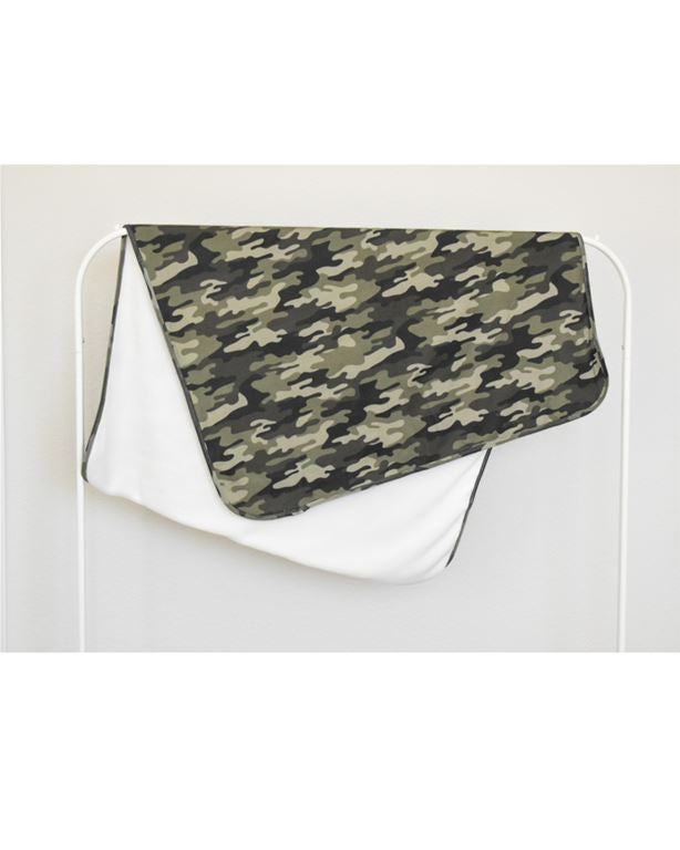 Camo Plush Swaddle Blanket