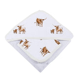 Longhorn Hooded Towel & Washcloth Set