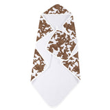 Cowhide Hooded Towel & Washcloth Set