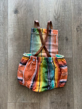 Rust Serape Leather Strap Onesie